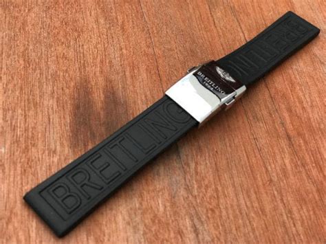 adjusting breitling rubber watch band|breitling watch with rubber strap.